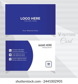 Creative and modern business card template, Clean professional business card template, visiting card, business card.
