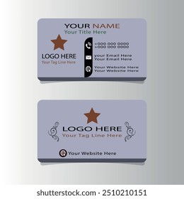 Creative and modern business card template