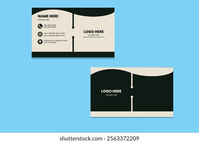 Creative and modern business card template