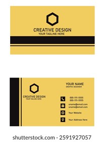 Creative and modern business card template