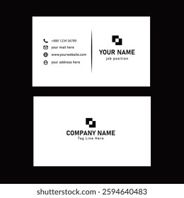 Creative and modern business card template