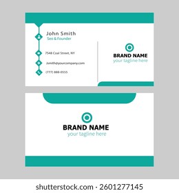 Creative and modern business card template