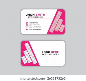 Template de cartes de visite créative et moderne