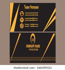 creative modern business card vector