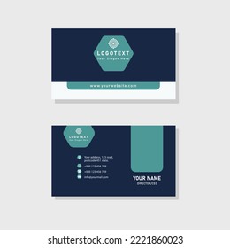 Creative modern business card vector design