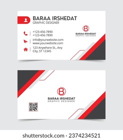 Tarjeta de visita creativa moderna. Vector