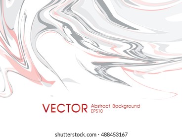 Creative modern business cards, invitations set with abstract marble texture background