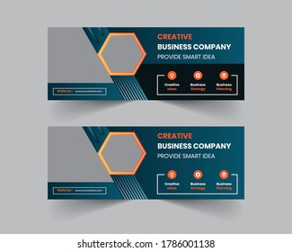 Creative Modern Business Facebook Cover Design Template