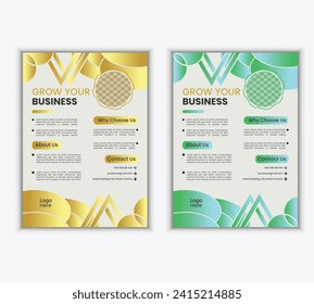 Creative and modern business  flyer