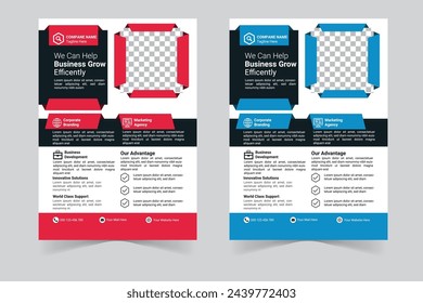 CREATIVE MODERN BUSINESS FLYER DESIGN TEMPLATE