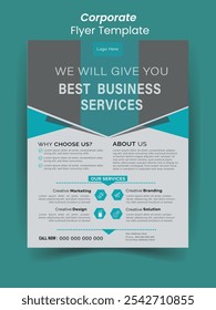 Creative And Modern Business Flyer Design Template