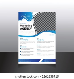 Creative modern business FLYER template design