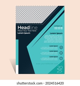 plantilla de diseño de vectores de volante de negocios moderna y creativa