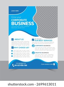 kreativ modern business flyerposterleaflet design