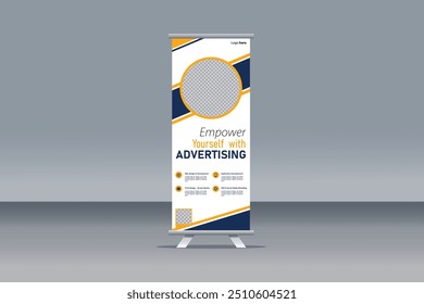 Creative Modern Business And Food Rollup Banner Design