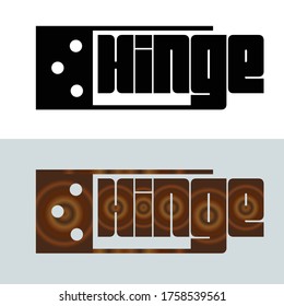 creative modern Business Hinge logo design 