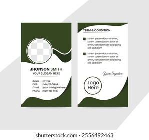 Creative Modern Business ID Card Design Template