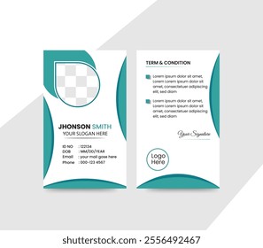 Creative Modern Business ID Card Design Template