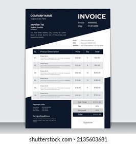 433 Commercial Invoice Template Images, Stock Photos & Vectors 