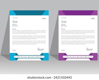 Creative Modern Business Letterhead Design Template