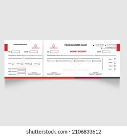 Creative Modern Business Money Receipt Template