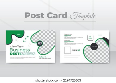 Plantilla de postales para empresas creativas y modernas Diseño EDDM y diseño directo de tarjetas 