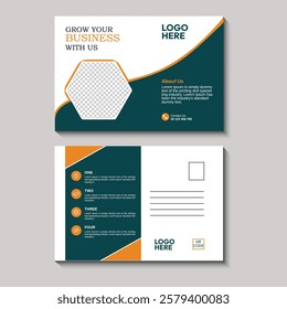 Creative and modern Business Postcard Template	