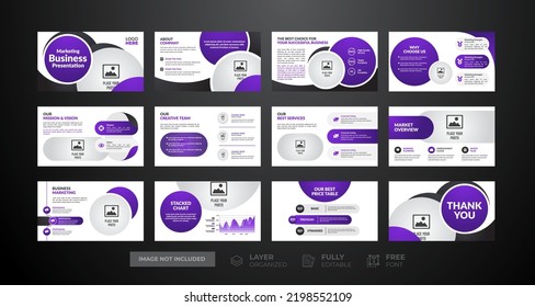 Creative and Modern business presentation slides template