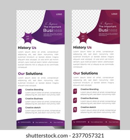 Plantilla de diseño de banner de Creative Modern Business Roll Up.