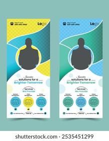 Creative And Modern Business Rollup Banner Design Template
