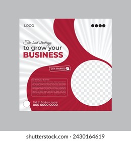 Creative modern business social media poster
