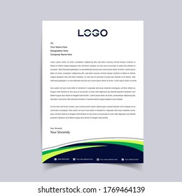 Creative modern business style letterhead templates design. Letterhead design for your Business, abstract, corporate, letterhead design