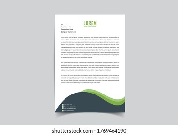 Creative modern business style letterhead templates design. Letterhead design for your Business, abstract, corporate, letterhead design