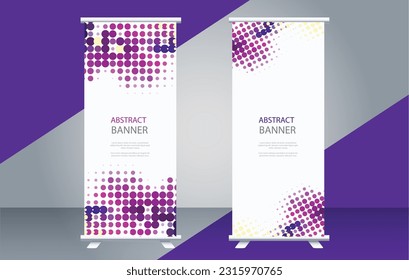 creative and  modern business style mosaic banner set