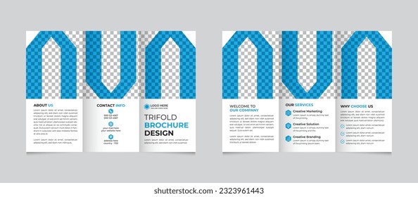 Creative Modern Business Trifold Brochure Design Template