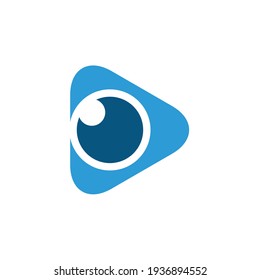 Creative modern camera photography logo icon vector template