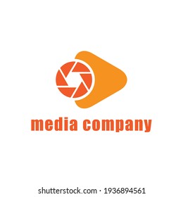 Creative modern camera photography logo icon vector template