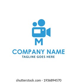Creative modern camera photography logo icon vector template