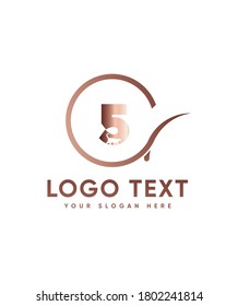 Creativo modelo de logotipo tipo 5 con tema de gato moderno, logotipo vector para identidad empresarial y de empresa 