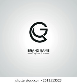 Creative Modern CG GC Lettermark Logo Design for Corporate Branding.