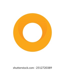 Creative Modern circle O 0 bright color logo, O letter logo design template elements an icon for application company, Colored icon of the circle symbol