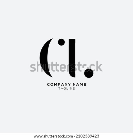 Creative modern CL Letter Business Logo Design Alphabet Icon Vector Symbol. Creative elegant letter CL logo template. [[stock_photo]] © 