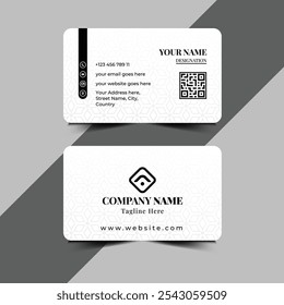 Creative And Modern Clean Business Card Design Template, Luxury Business Card Layout Visiting Card