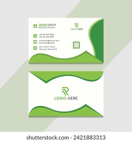 creative modern and clean professional business card template