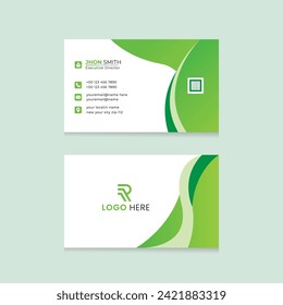 creative modern and clean professional business card template