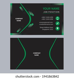 Creative, modern, and Clean Vector Business Card Template