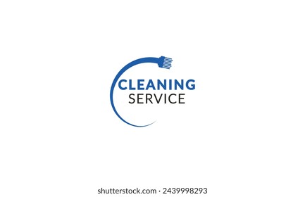 Logotipo moderno creativo del servicio de limpieza