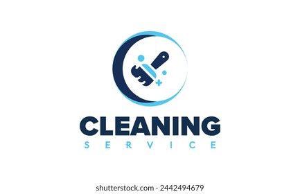 Creative modern Cleaning Service Logo Template and Icon