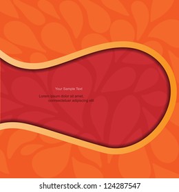 Creative modern colorful abstract vector background with drop pattern