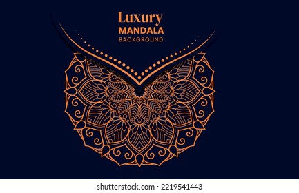 Creative and modern colorful luxury mandala  design for tattoo background. 